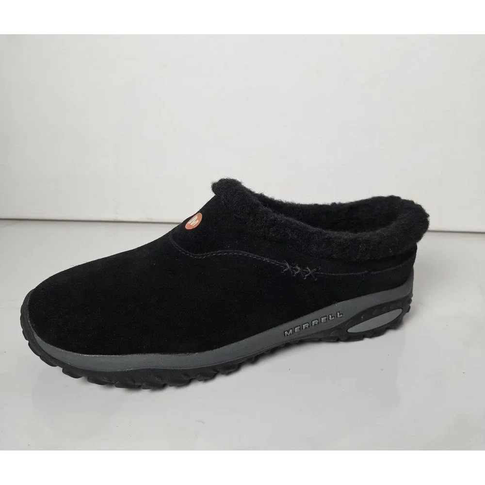 Merrell Kids‎ Unisex Encore Frost Sz 5 Black Suede Performance Shoe